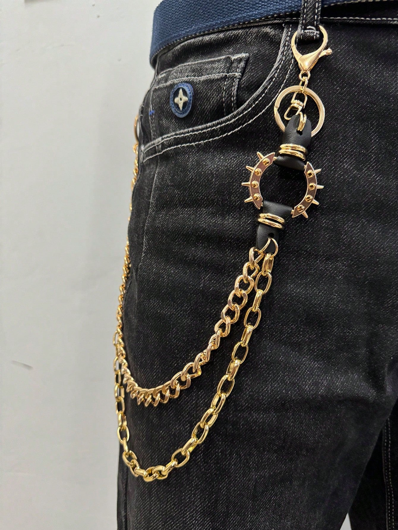 Bronze Vintage Wallet Chain