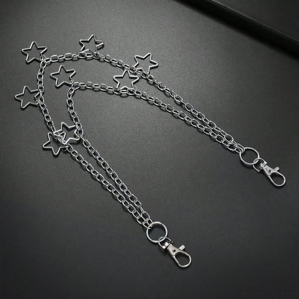 Star Astrology Wallet Chain
