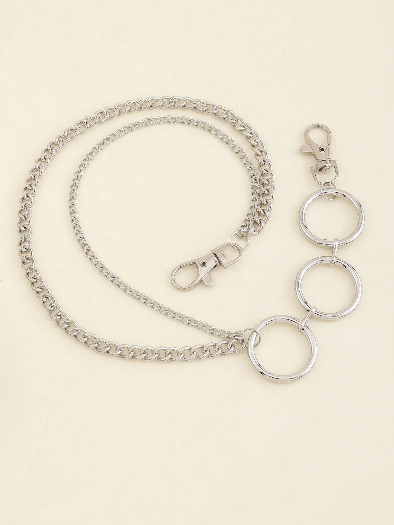 Gothic O Ring Layered Pants Chain
