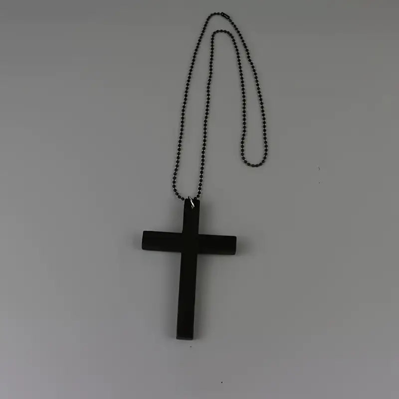 Cross Wooden Necklace