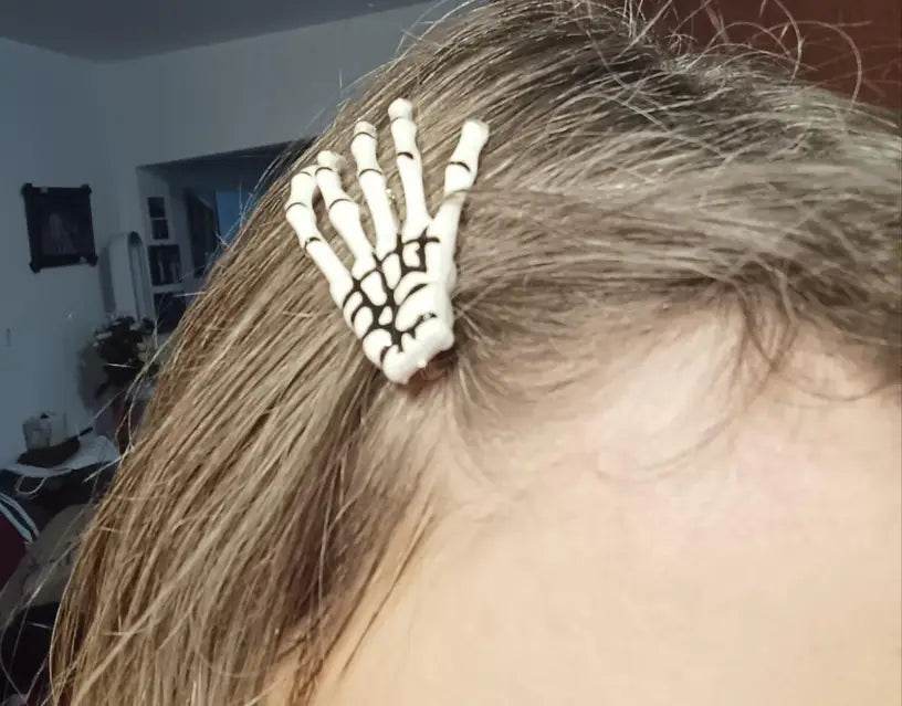 Viral Skeleton Hair Clips