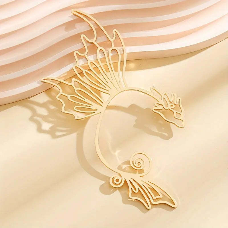 Gold Dragon Ear Cuff