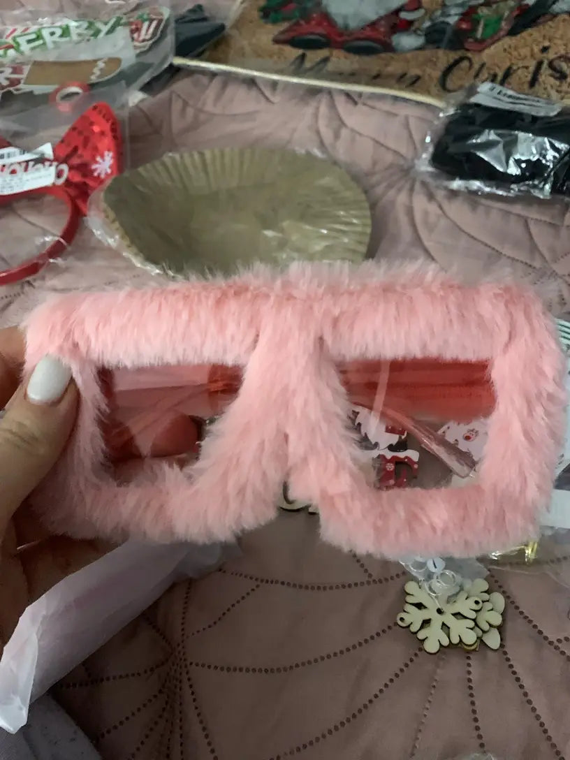 Fur Winter Sunglasses