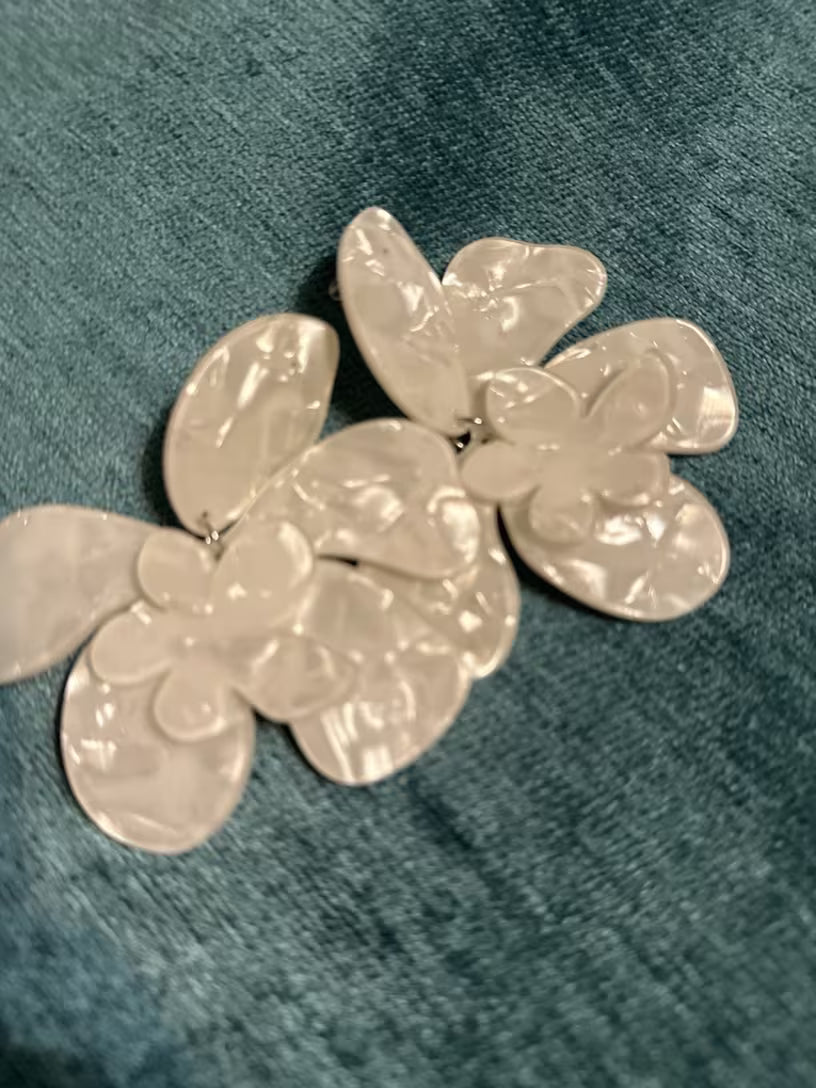 Flower Ceramic Earrings