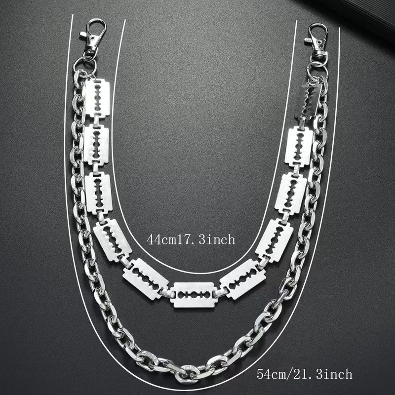 Razor Blade Earrings