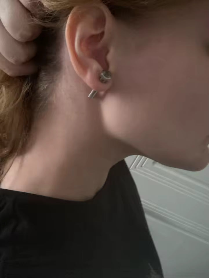 Bolt Screw Earrings