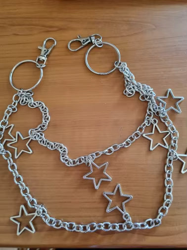 Star Astrology Wallet Chain