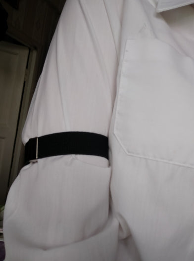 Black Shirt Sleeve Garters