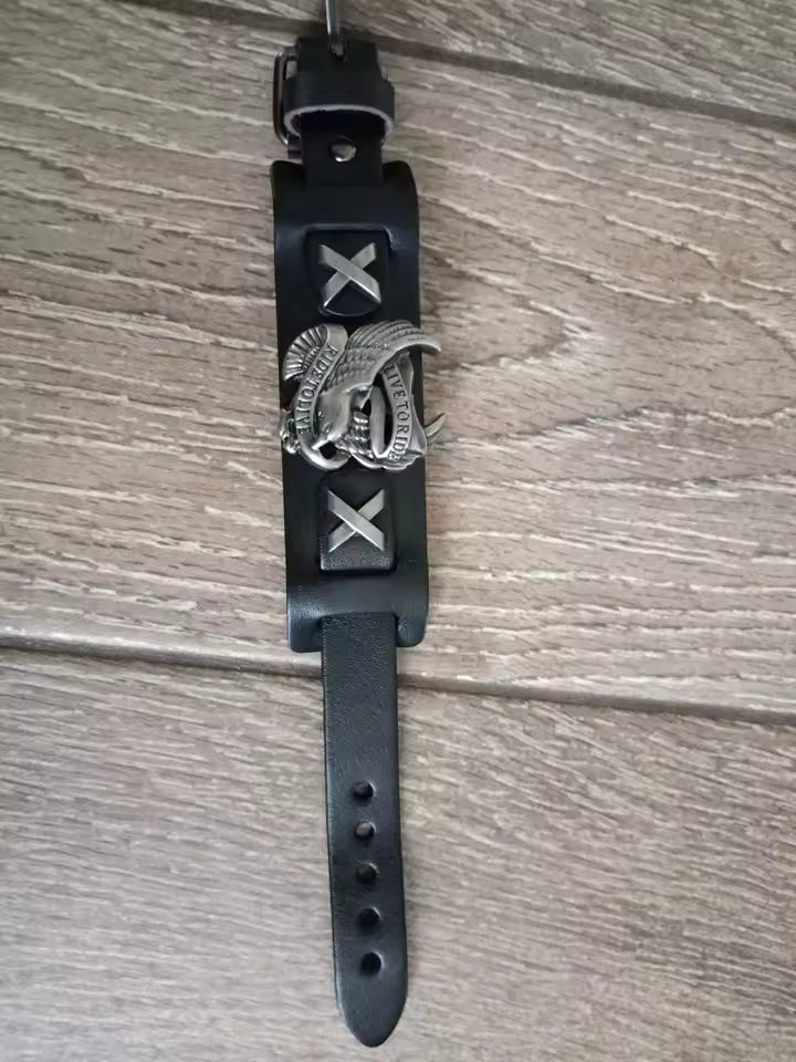 Eagle Biker Bracelet