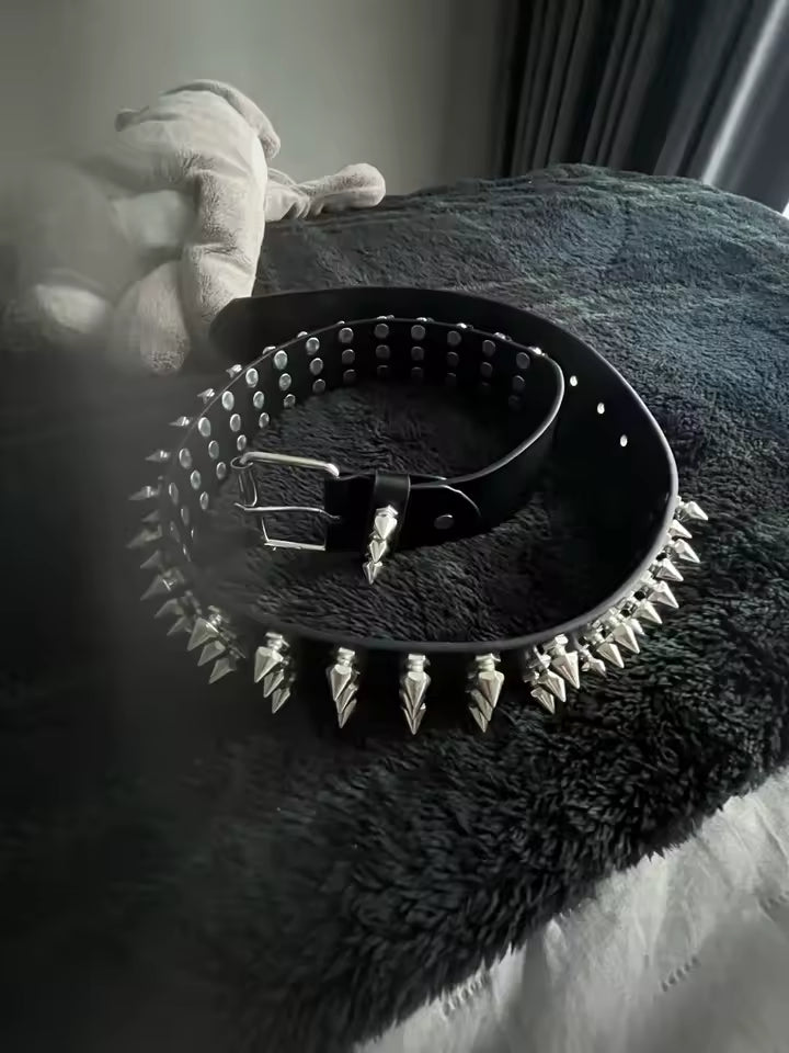 Gothic Punk Spiked Belt