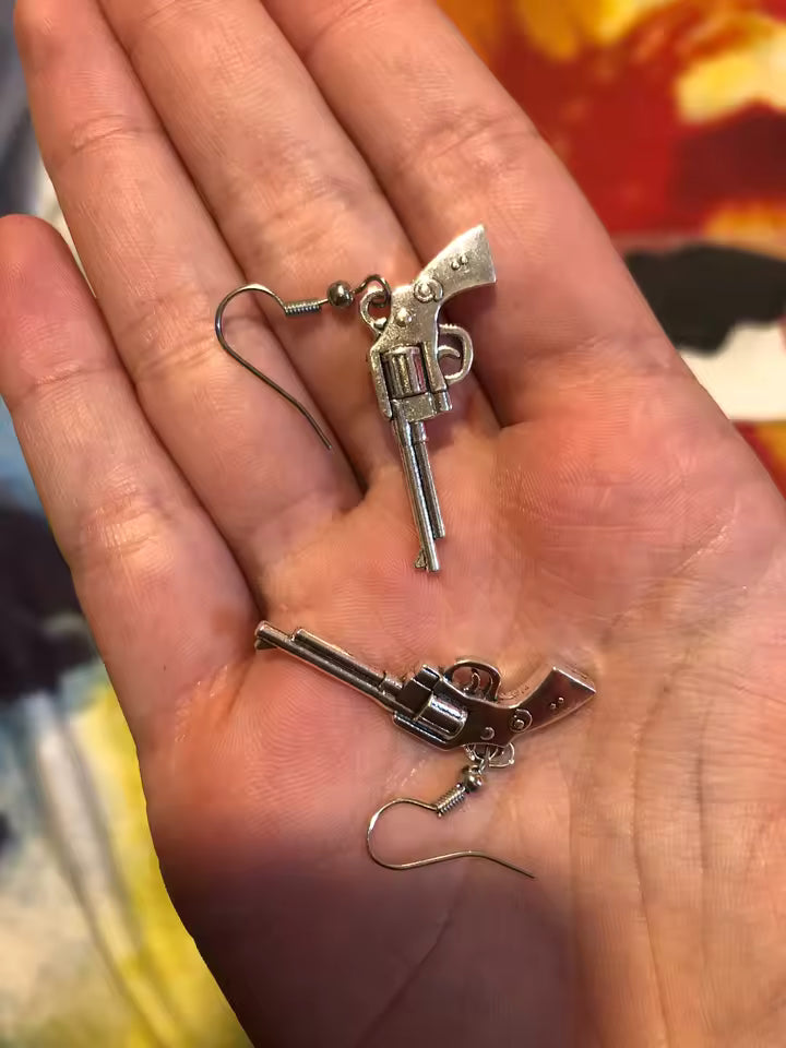 Gun Earrings
