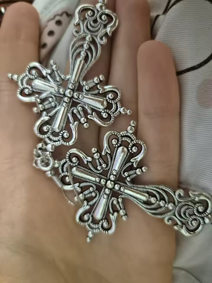Cross Minimal Earrings