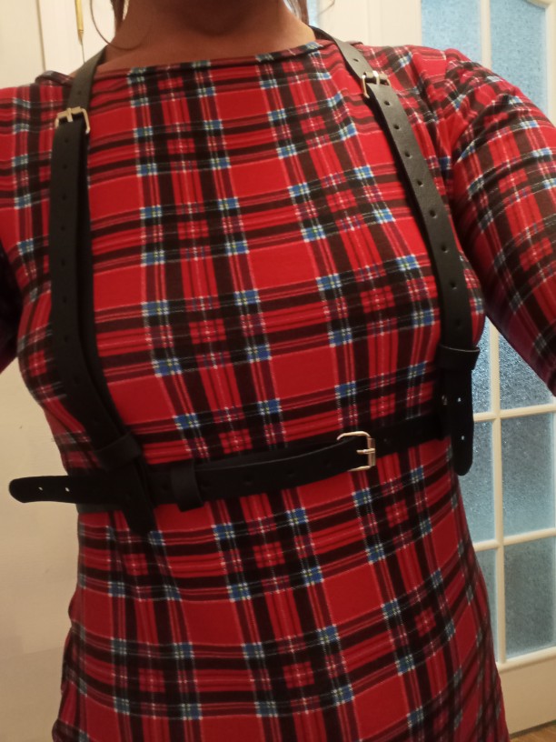 Vegan Leather Suspenders