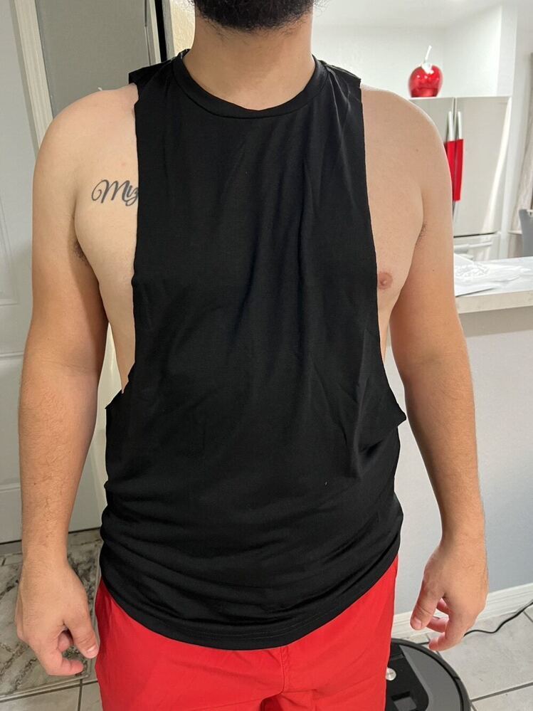 Deep Cut Muscle Tank Top Shirt