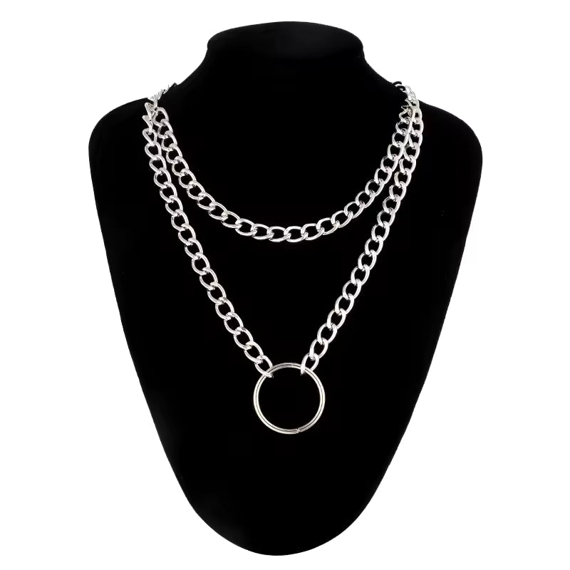 O Ring Chain Necklace