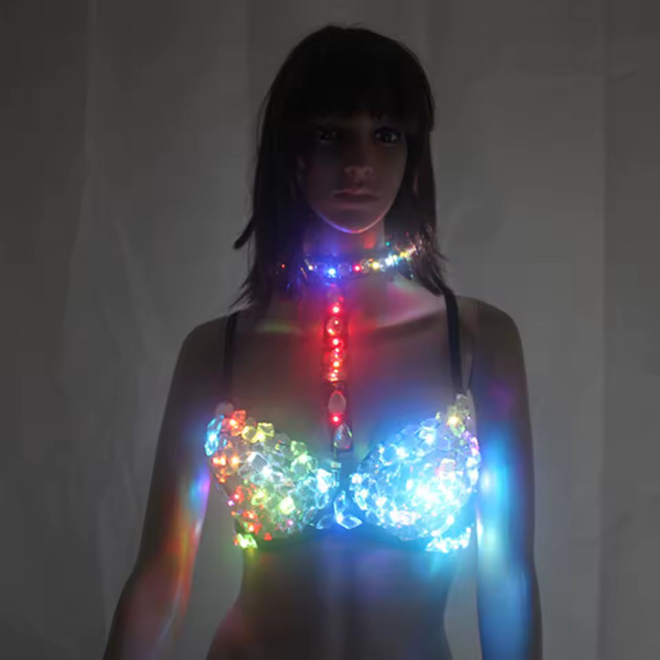 Led Light Bra Costume