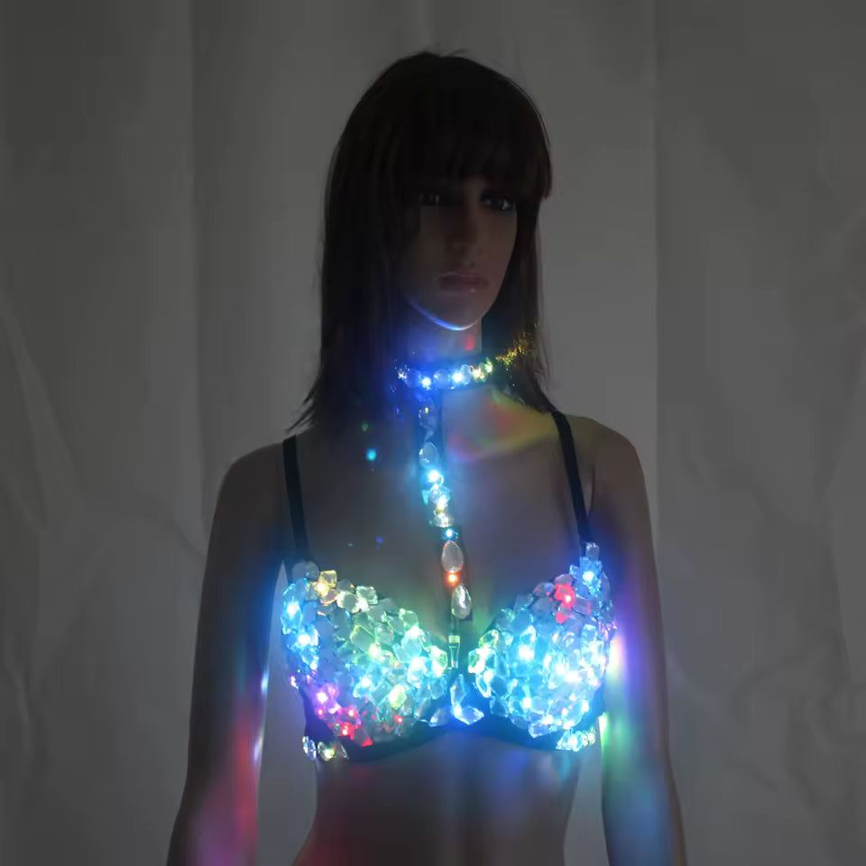 Led Light Bra Costume