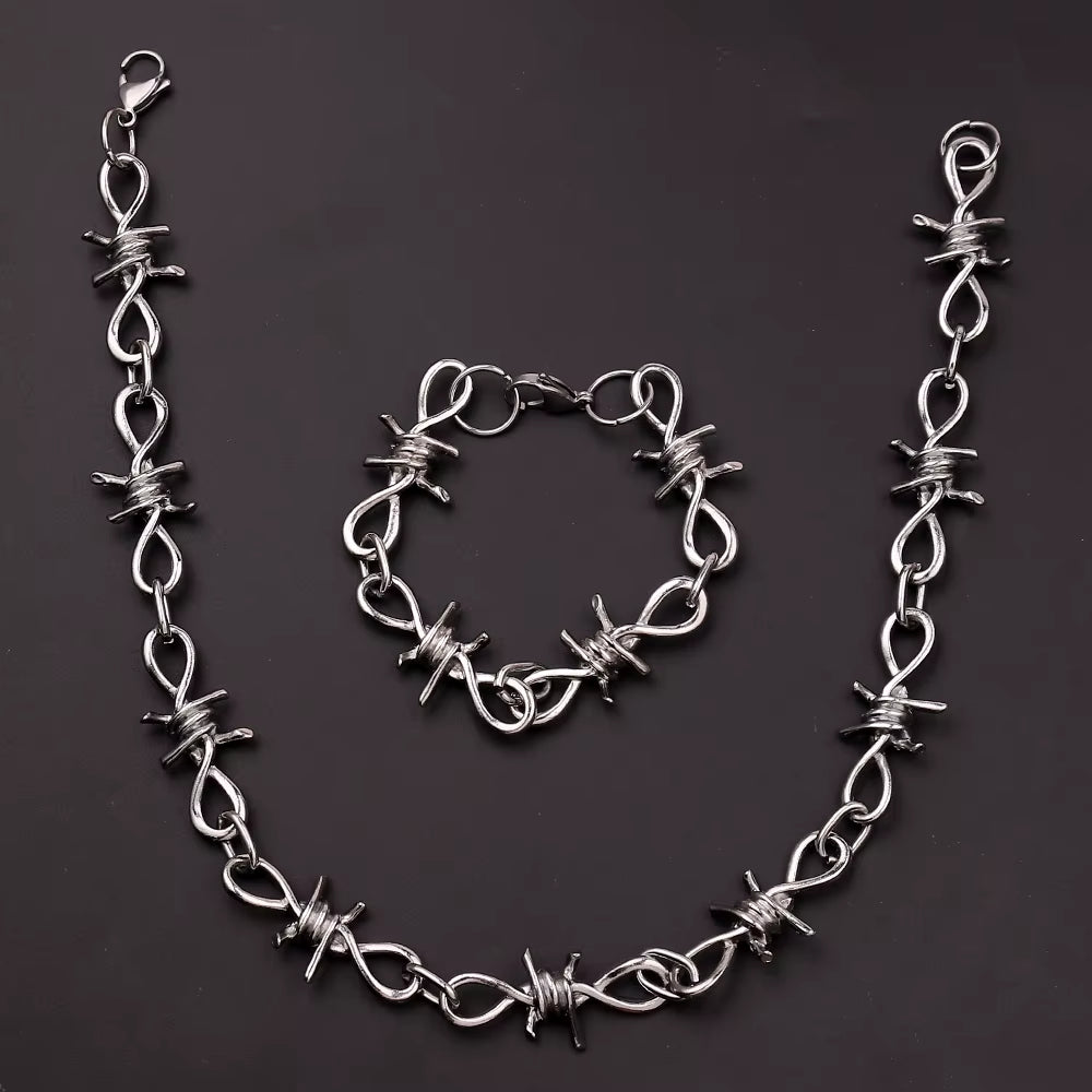 Barbed Wire Necklace