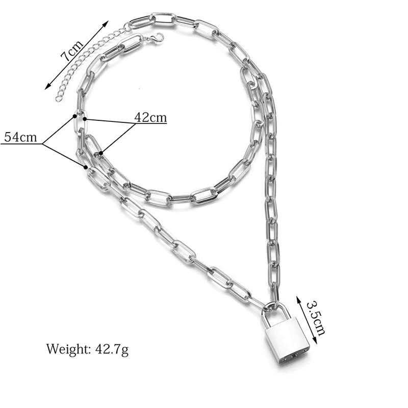 Lock Chain Necklace