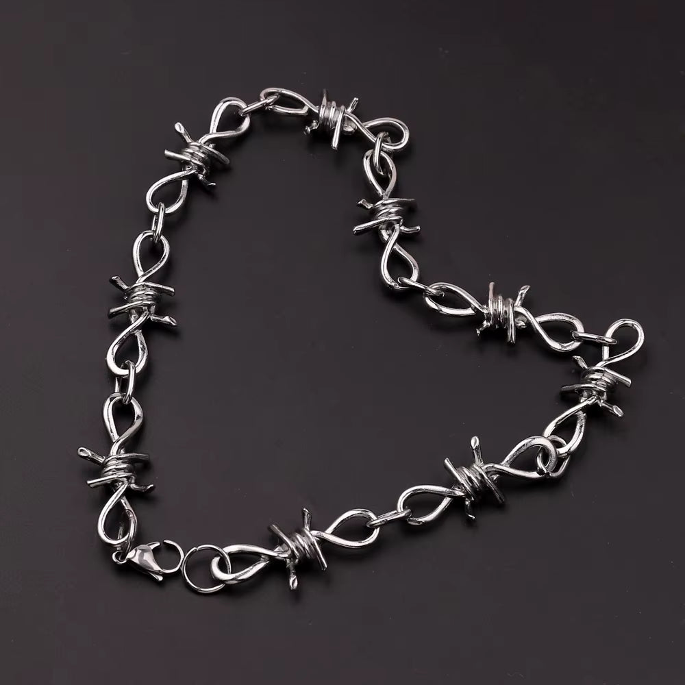 Barbed Wire Necklace
