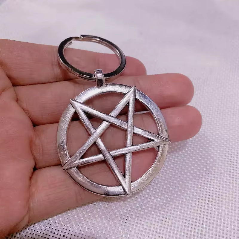 Pentagon Star Astrology Wallet Bag Chain