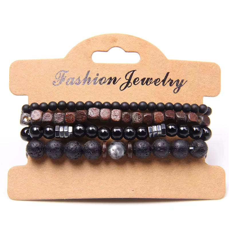 Minimalist Bead Bracelet Set