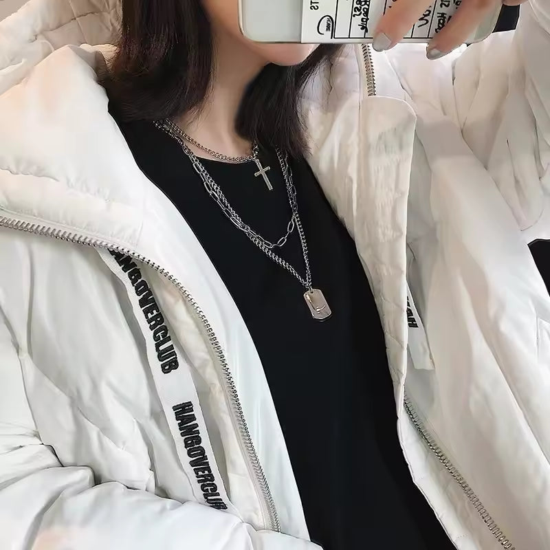 Cross 3Pcs Layer Necklace