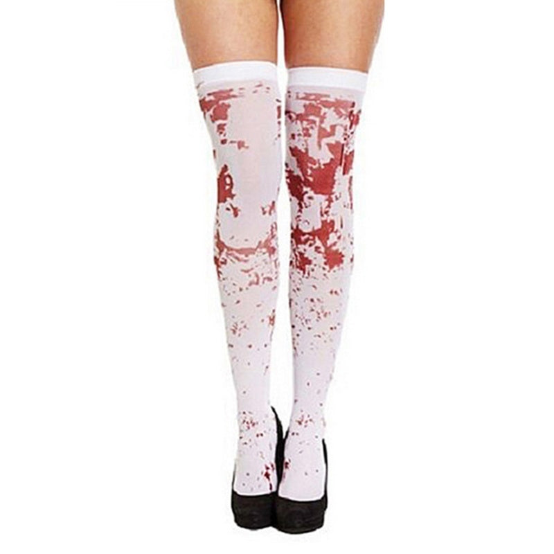 Gothic Blood Stocking Socks