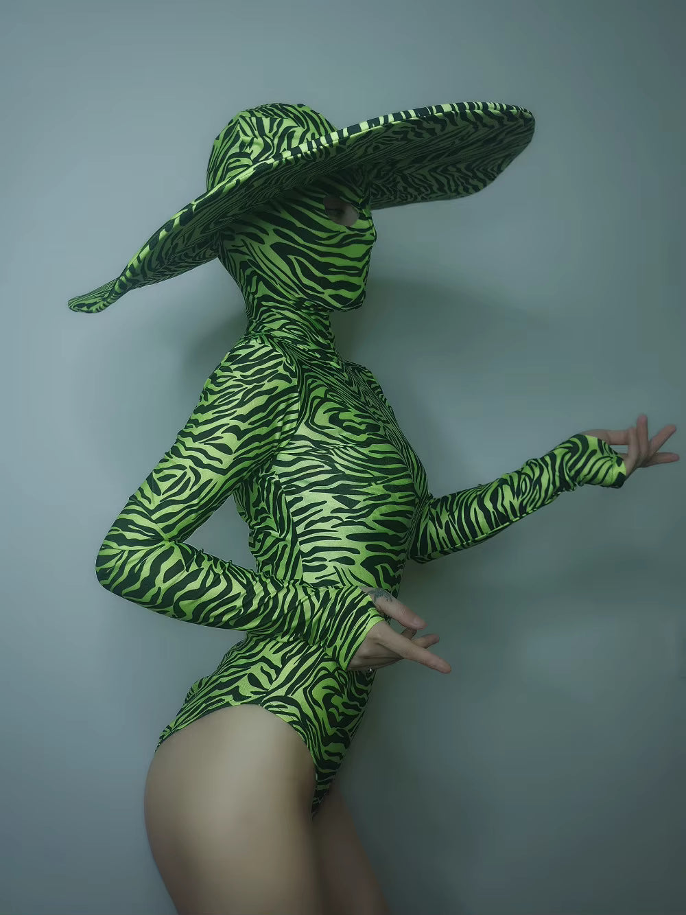 Drag Queen Zebra Hat Costume