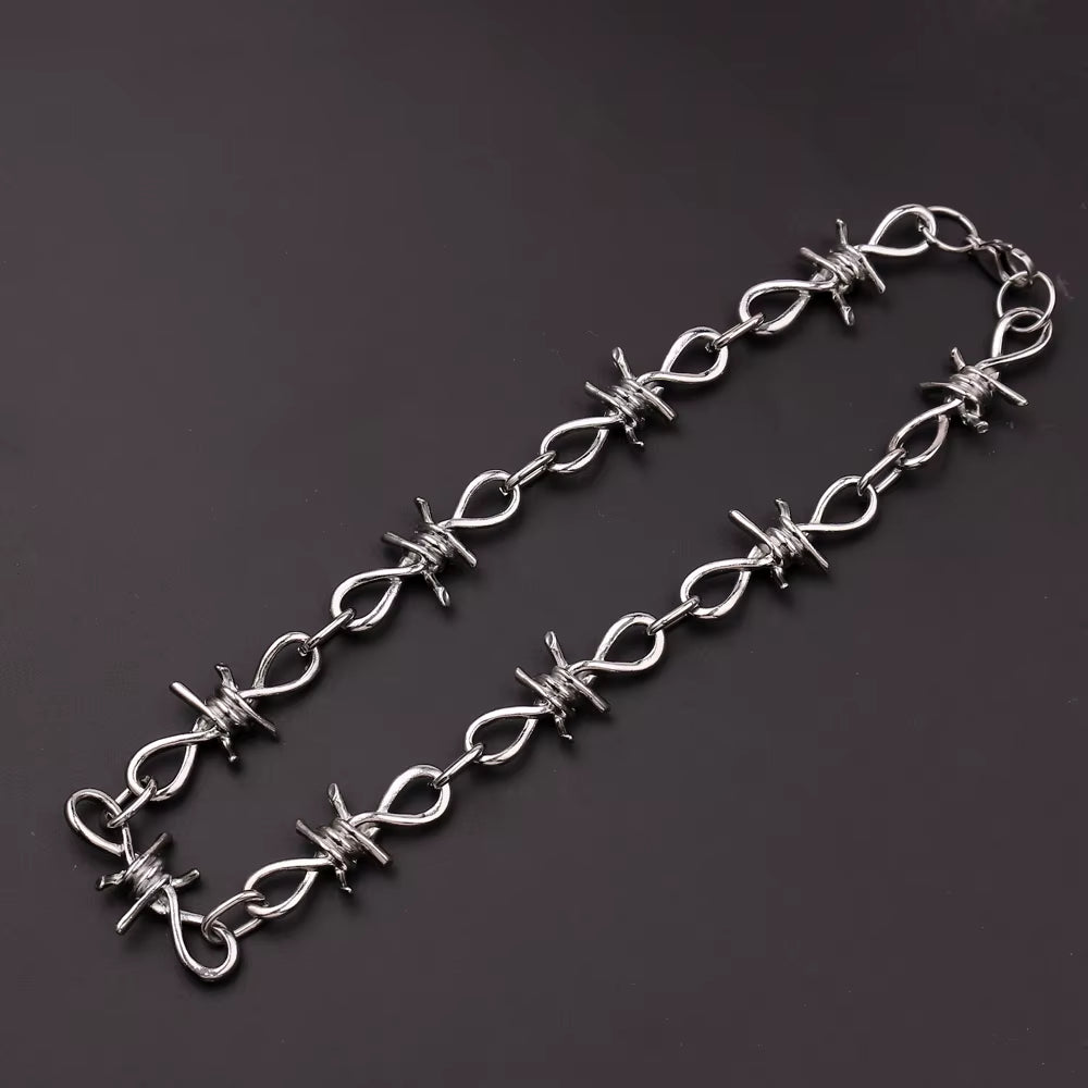 Barbed Wire Necklace