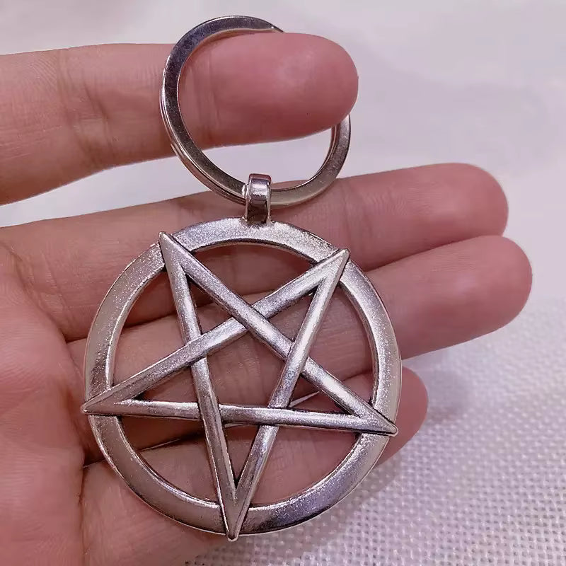 Pentagon Star Astrology Wallet Bag Chain