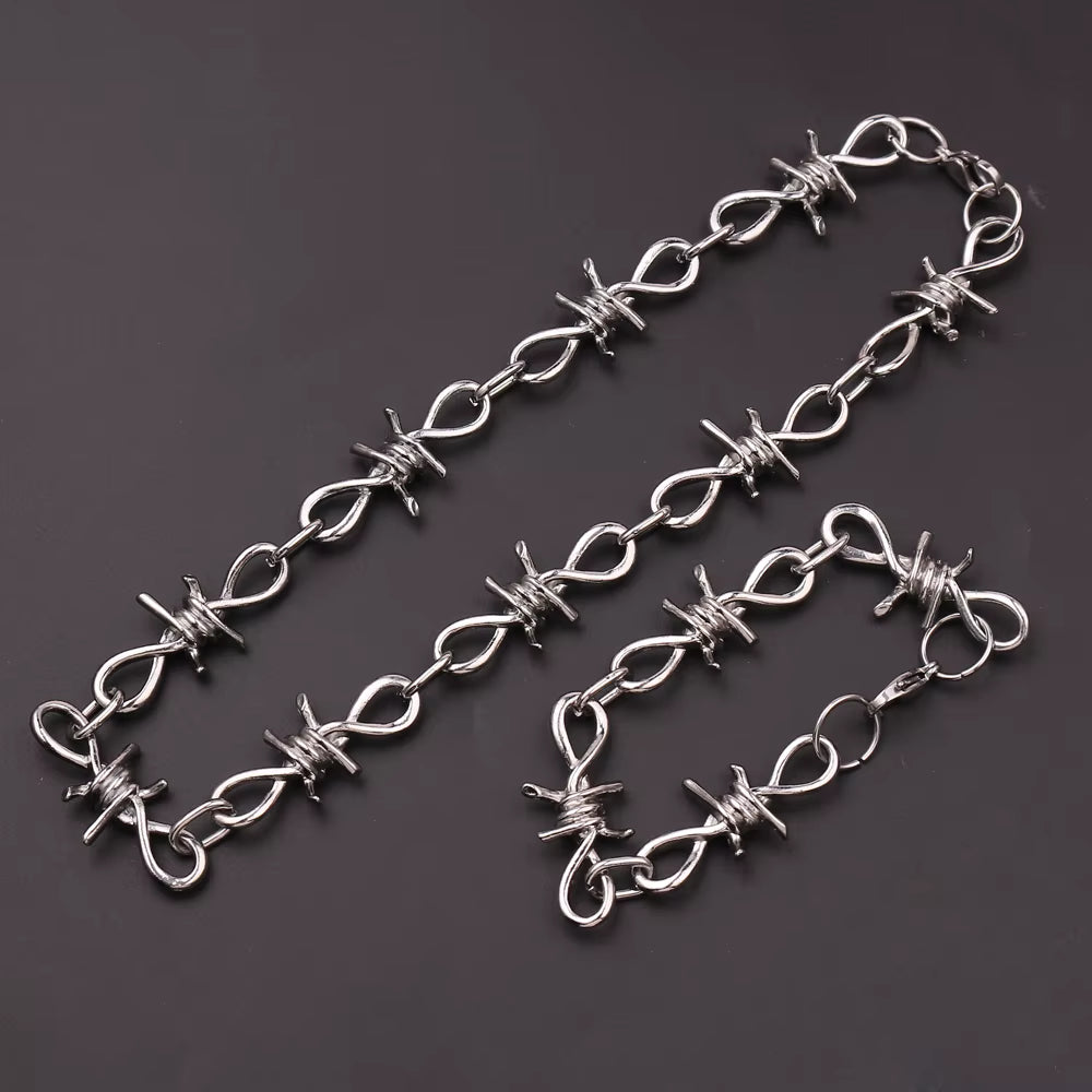 Barbed Wire Necklace