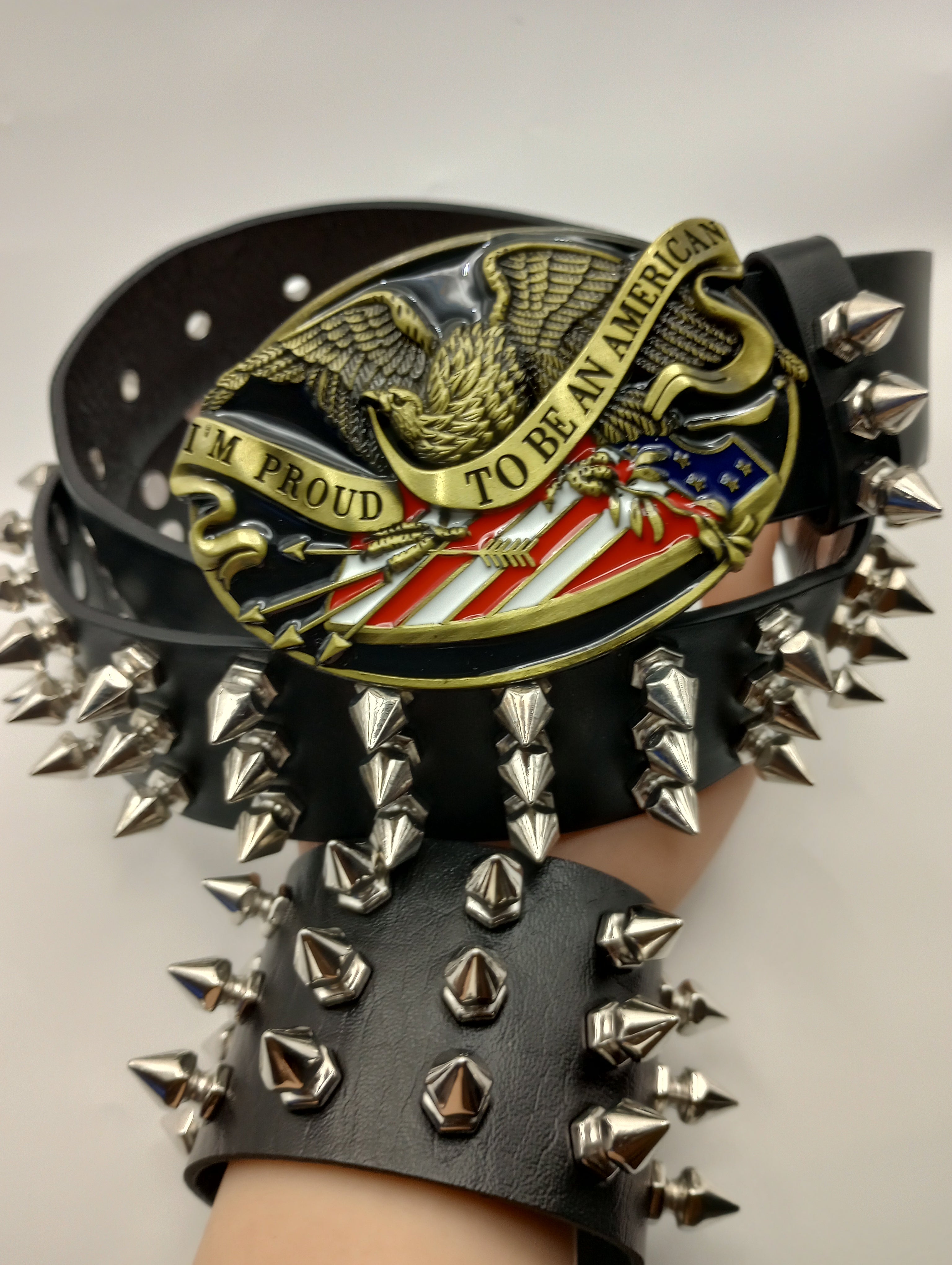 American Tree Spiked Belt