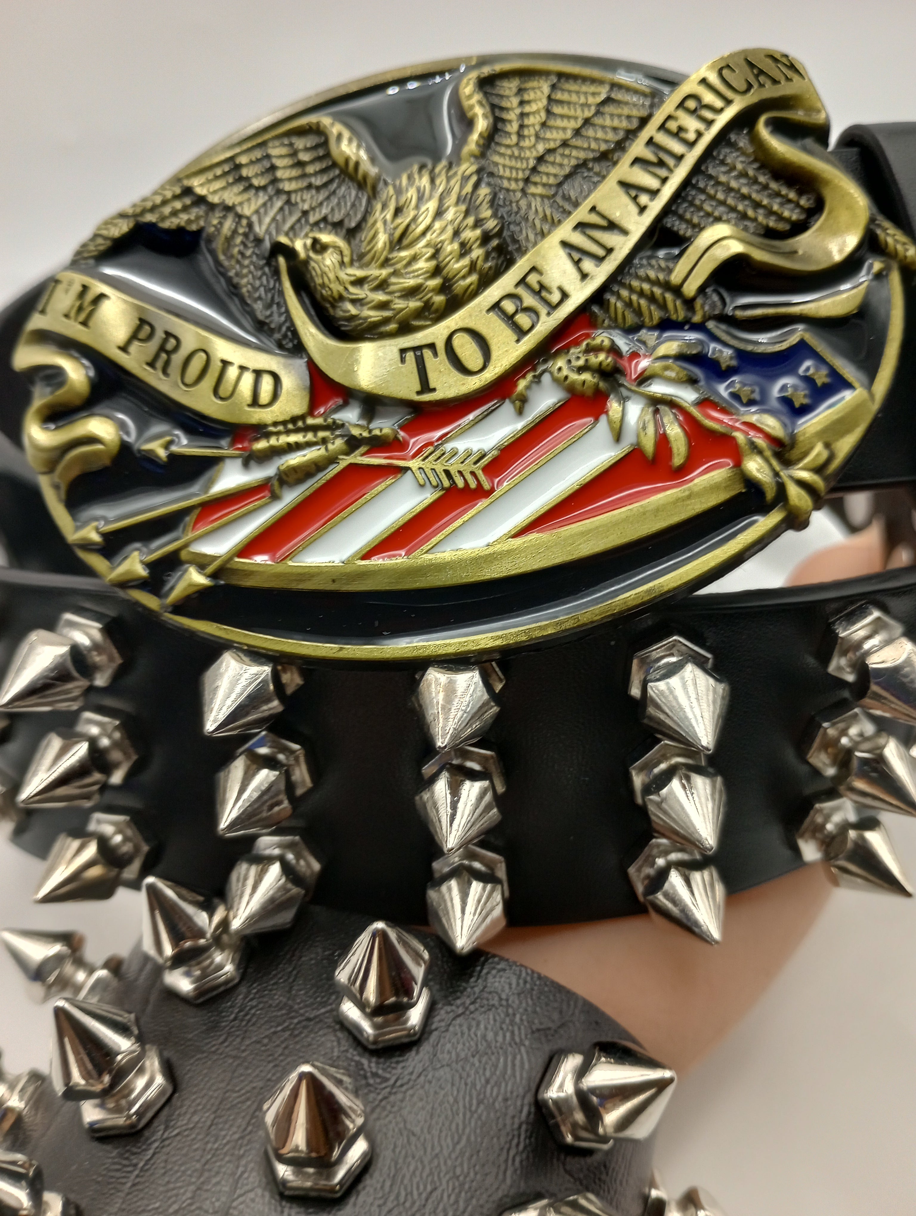 American Tree Spiked Belt