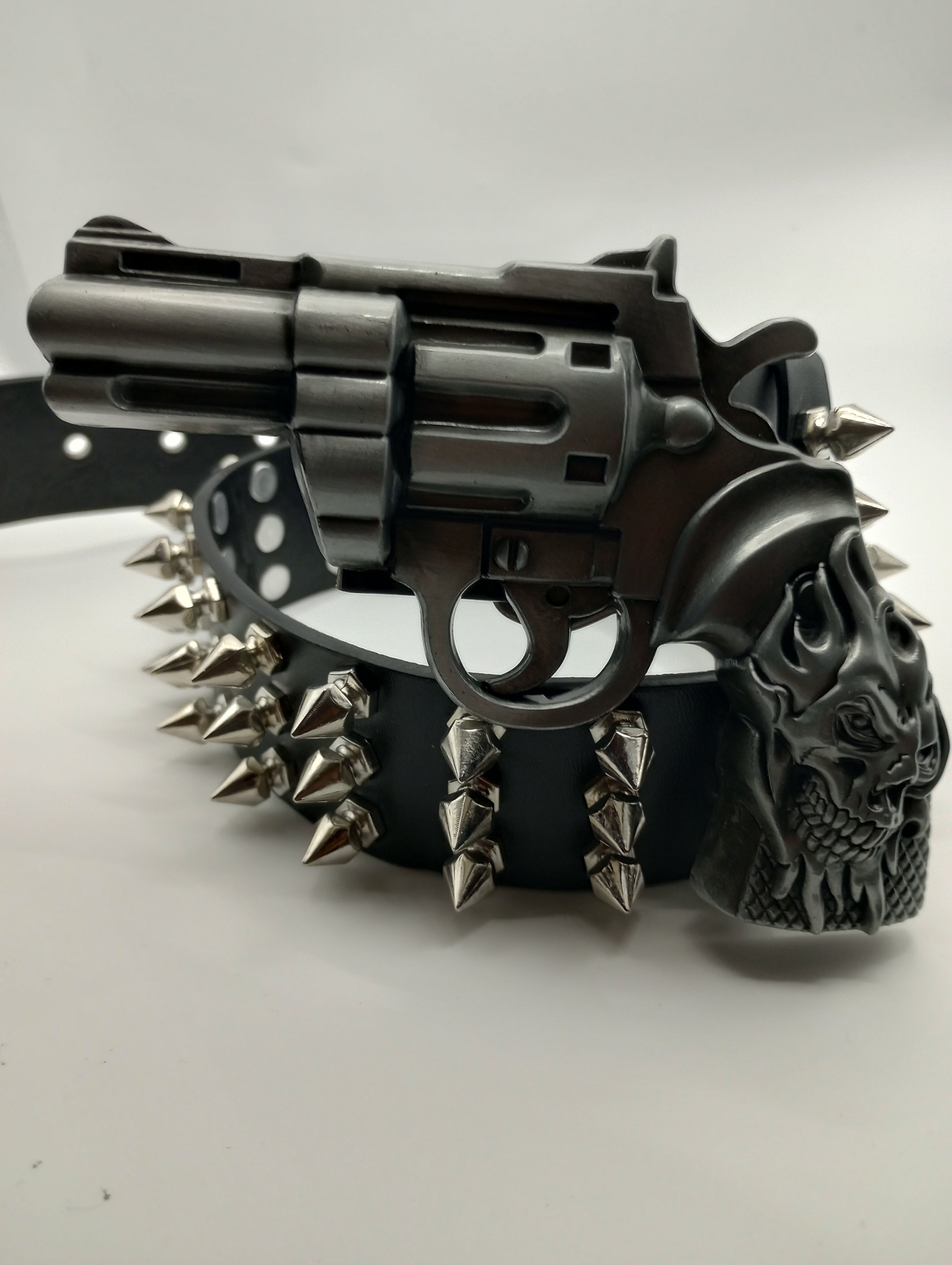 Gun Bullet Tree Spiked Belt