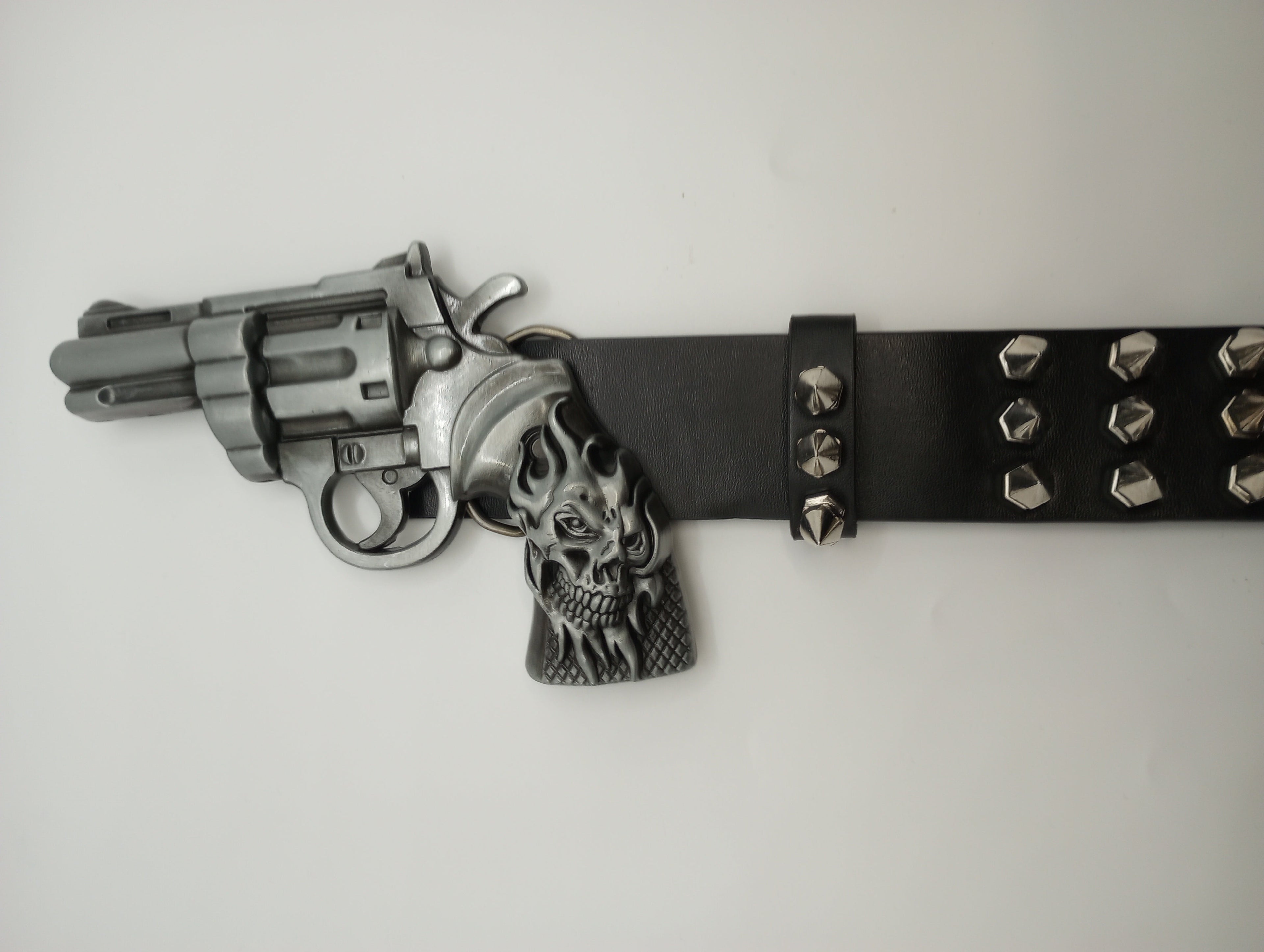 Gun Bullet Tree Spiked Belt