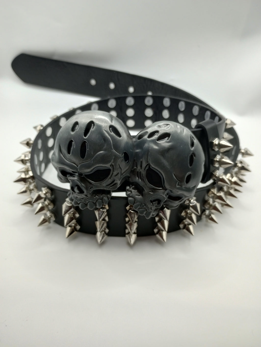 Skull Tree Spiked Belt