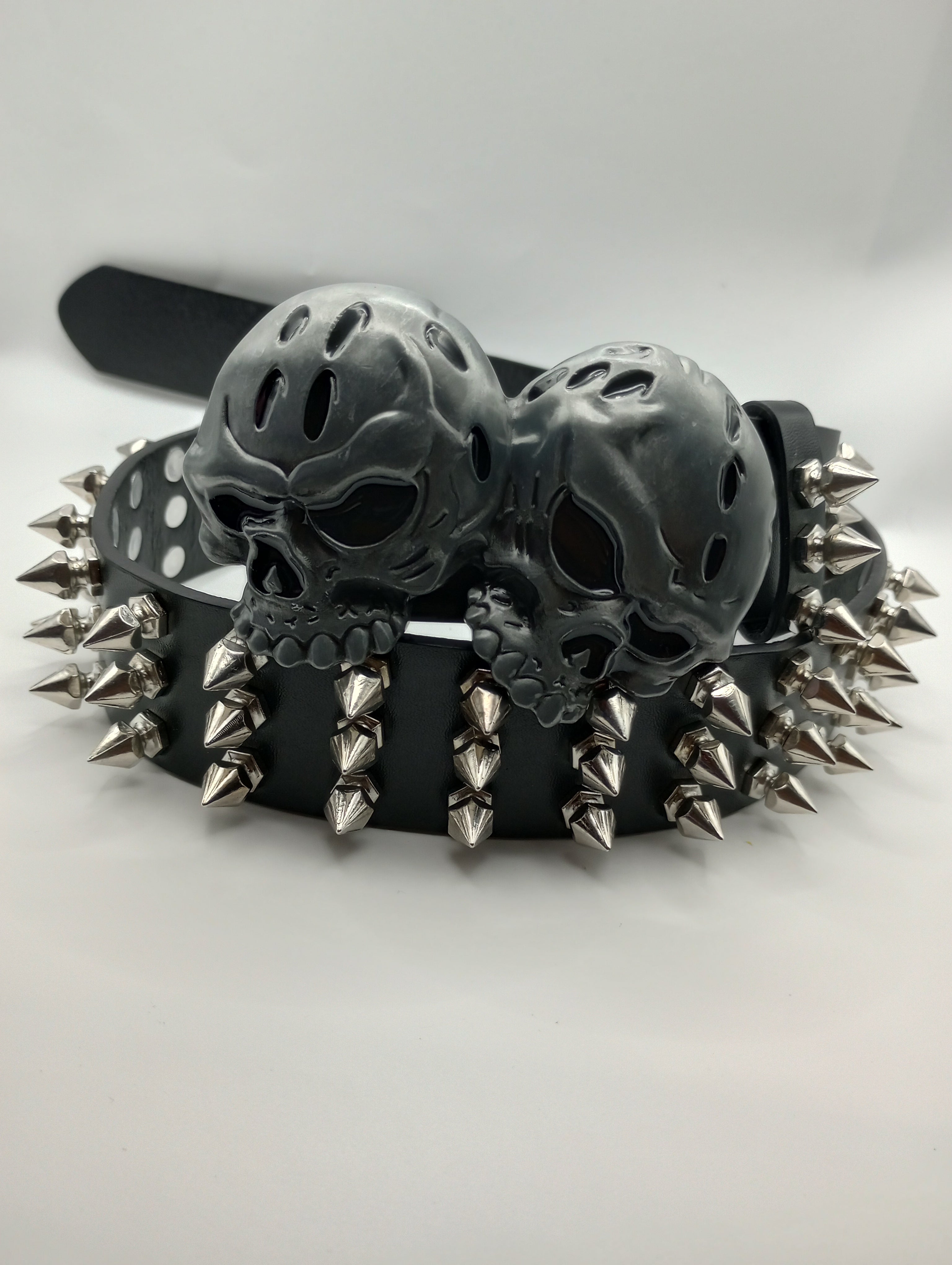 Skull Tree Spiked Belt