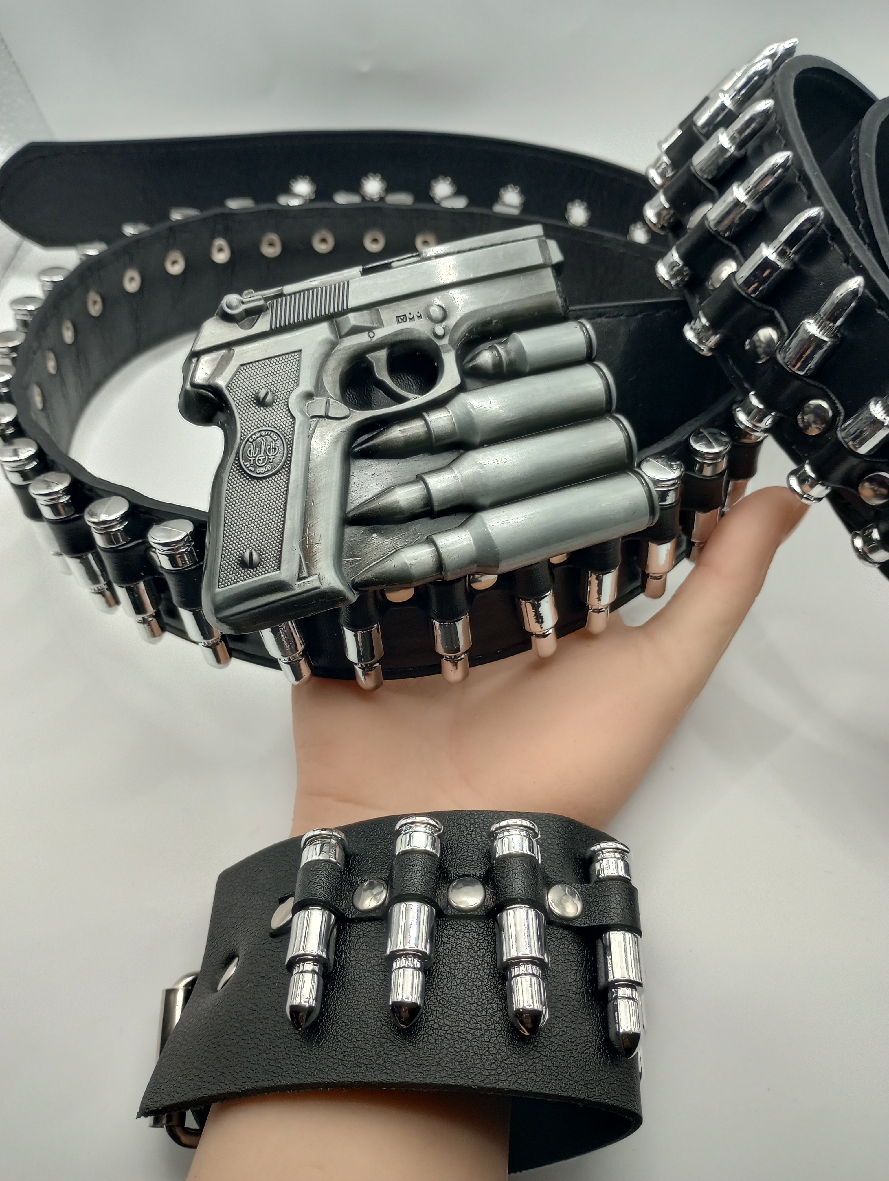 Gun Bullet Rock Belt