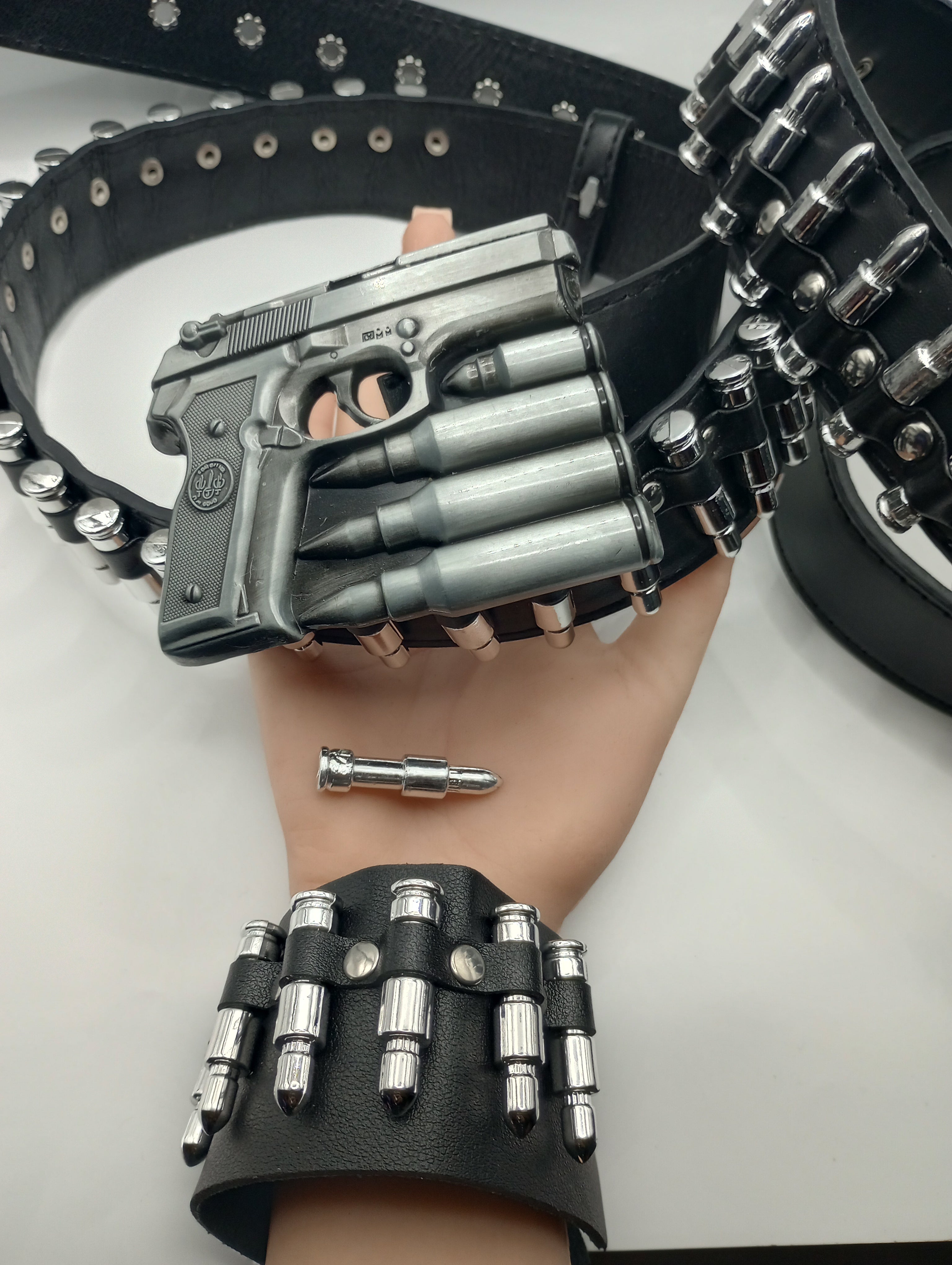 Gun Bullet Rock Belt