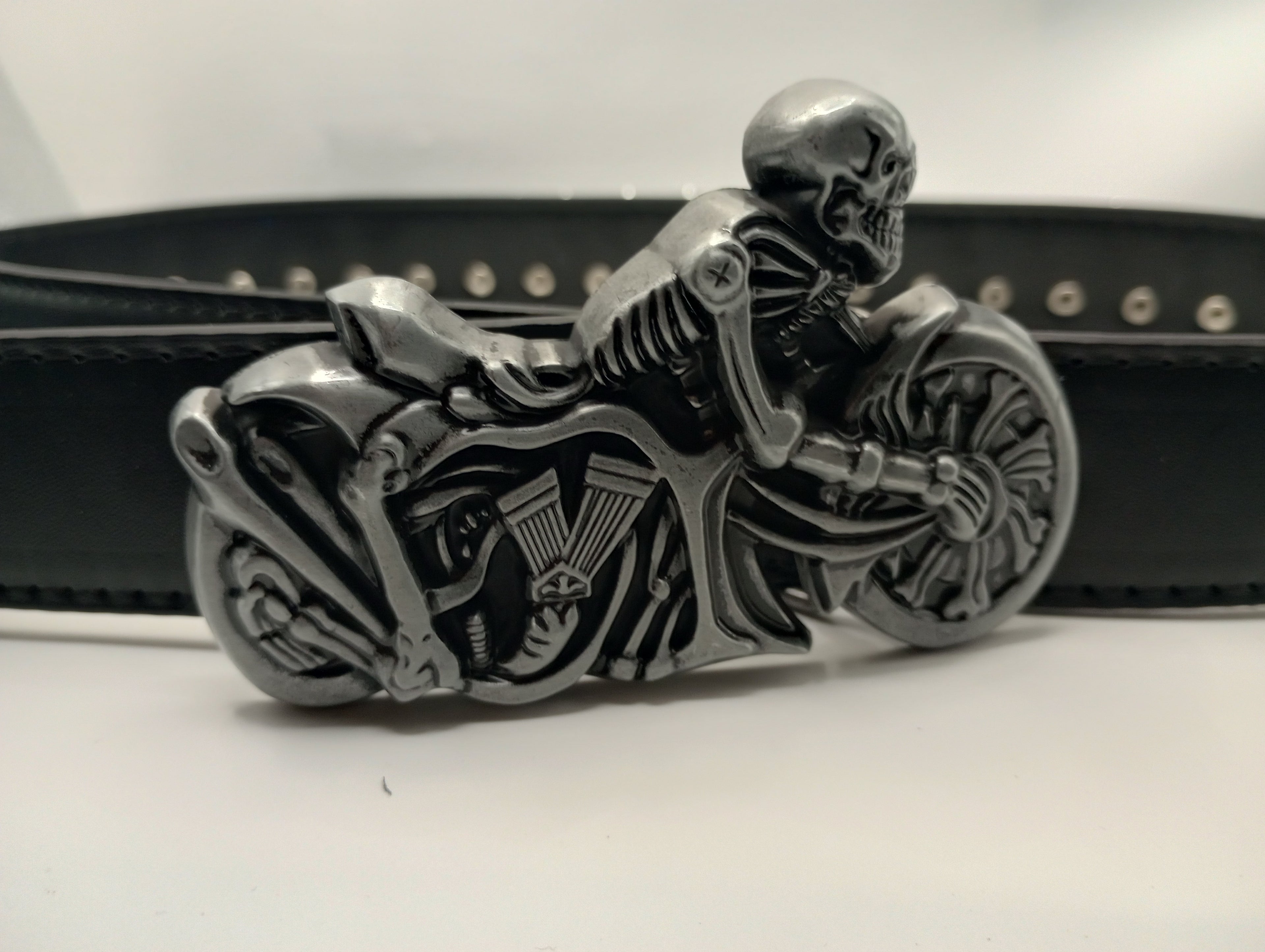 Bullet Skeleton Motorcycle Belt