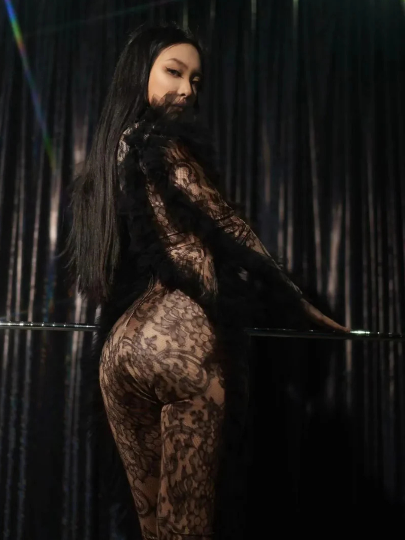 Black Lace Lyrical Jumpsuit