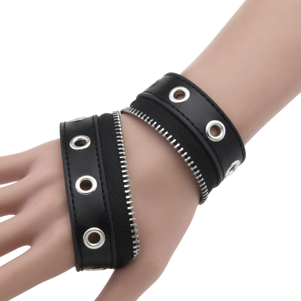 Zipper Punk Bracelet
