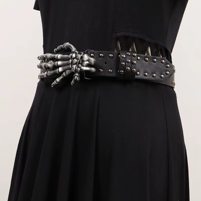 Skeleton Hand Belt