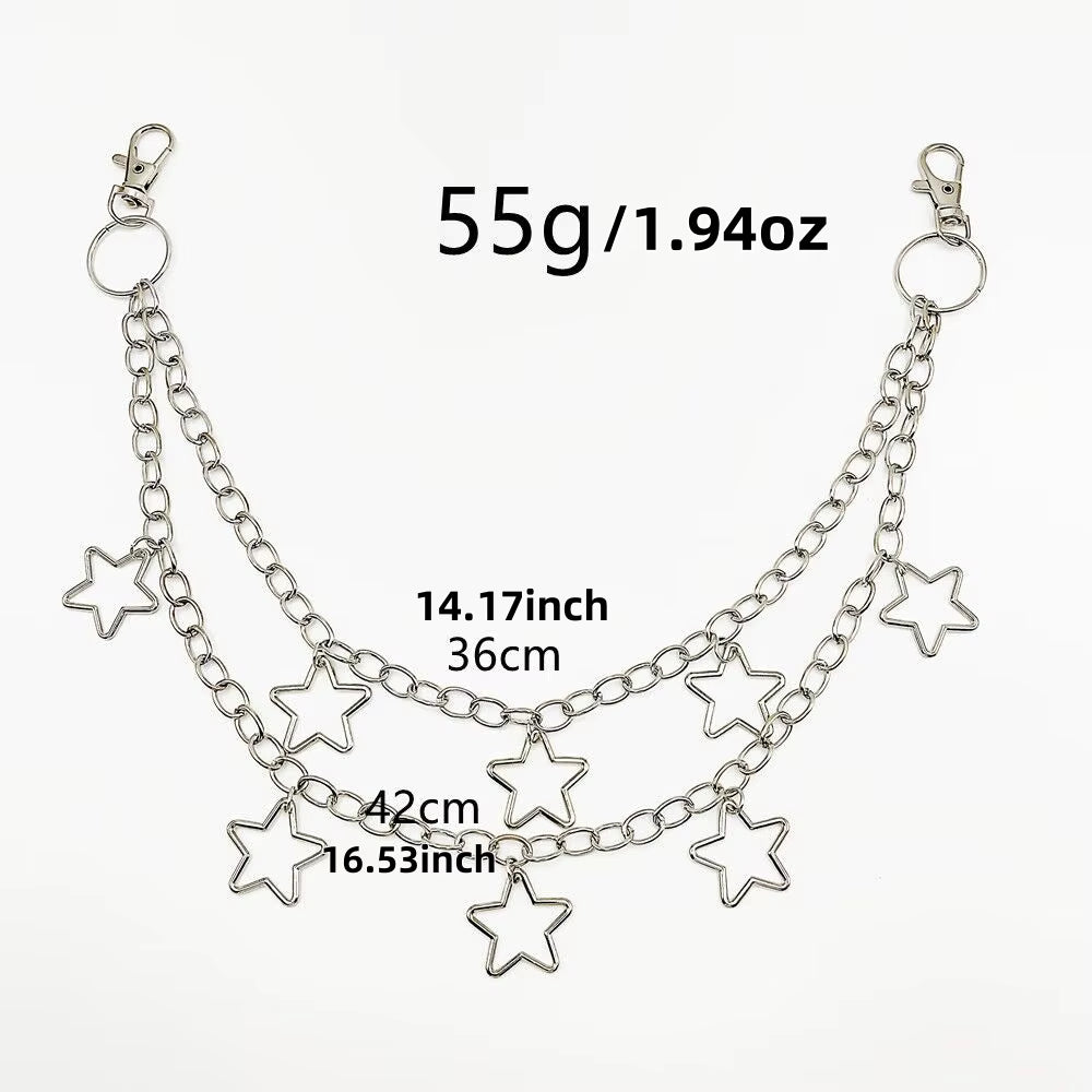 Star Astrology Wallet Chain