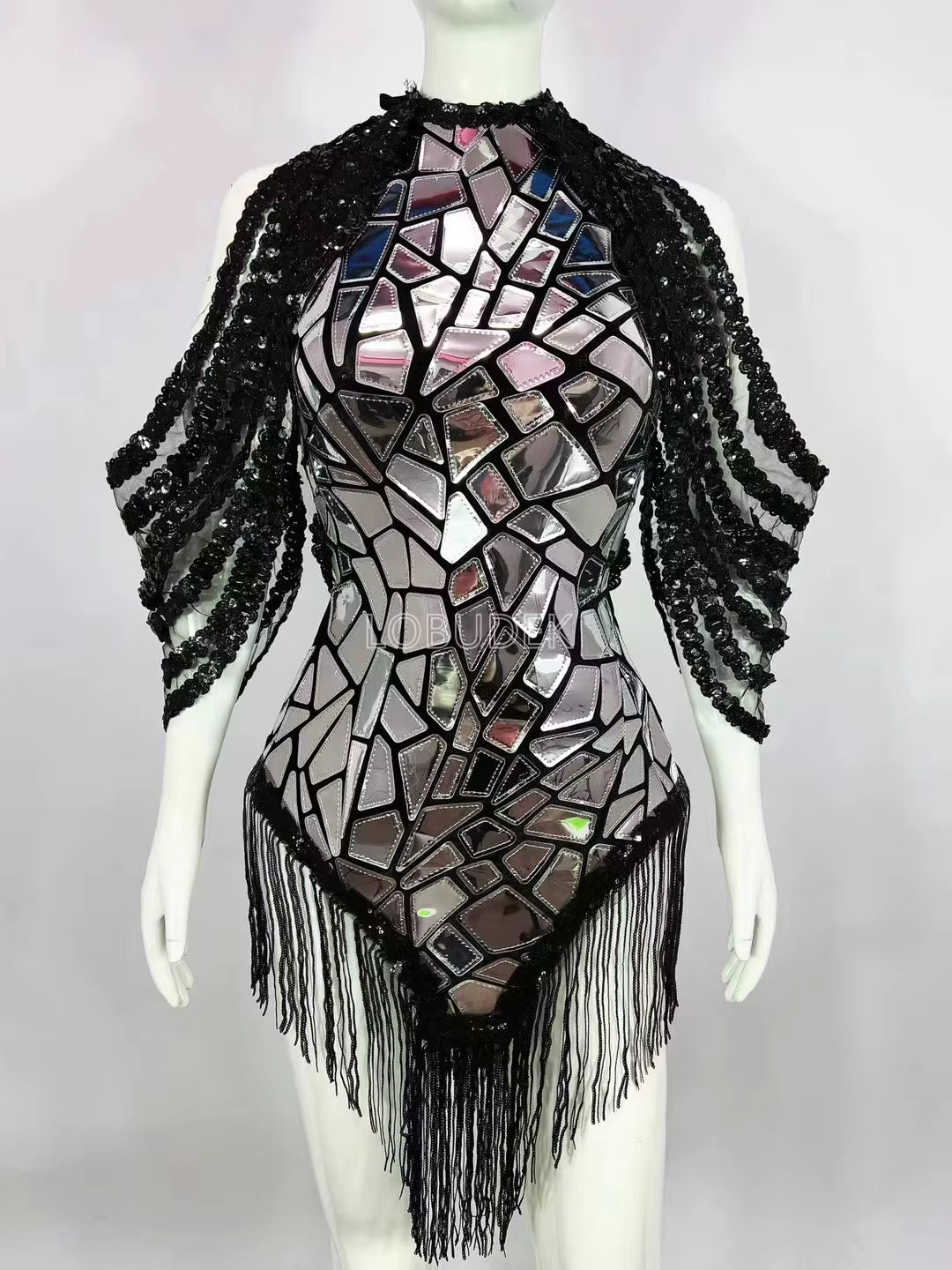 Mirror Fringe Dress