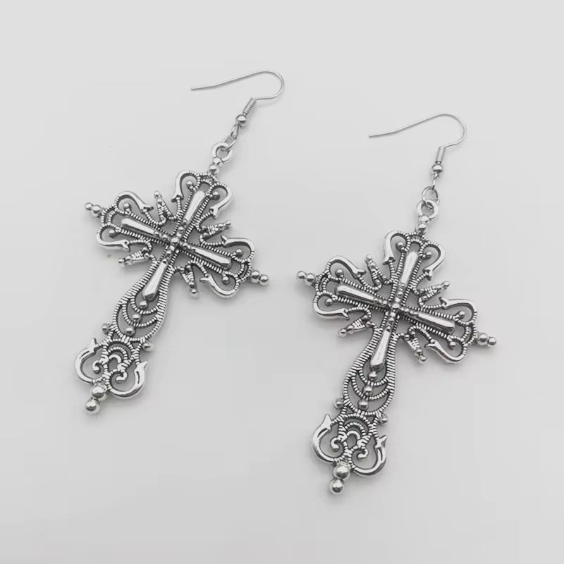 Cross Minimal Earrings