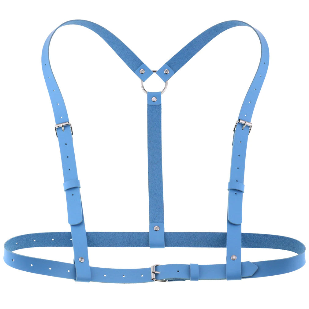 Vegan Leather Suspenders