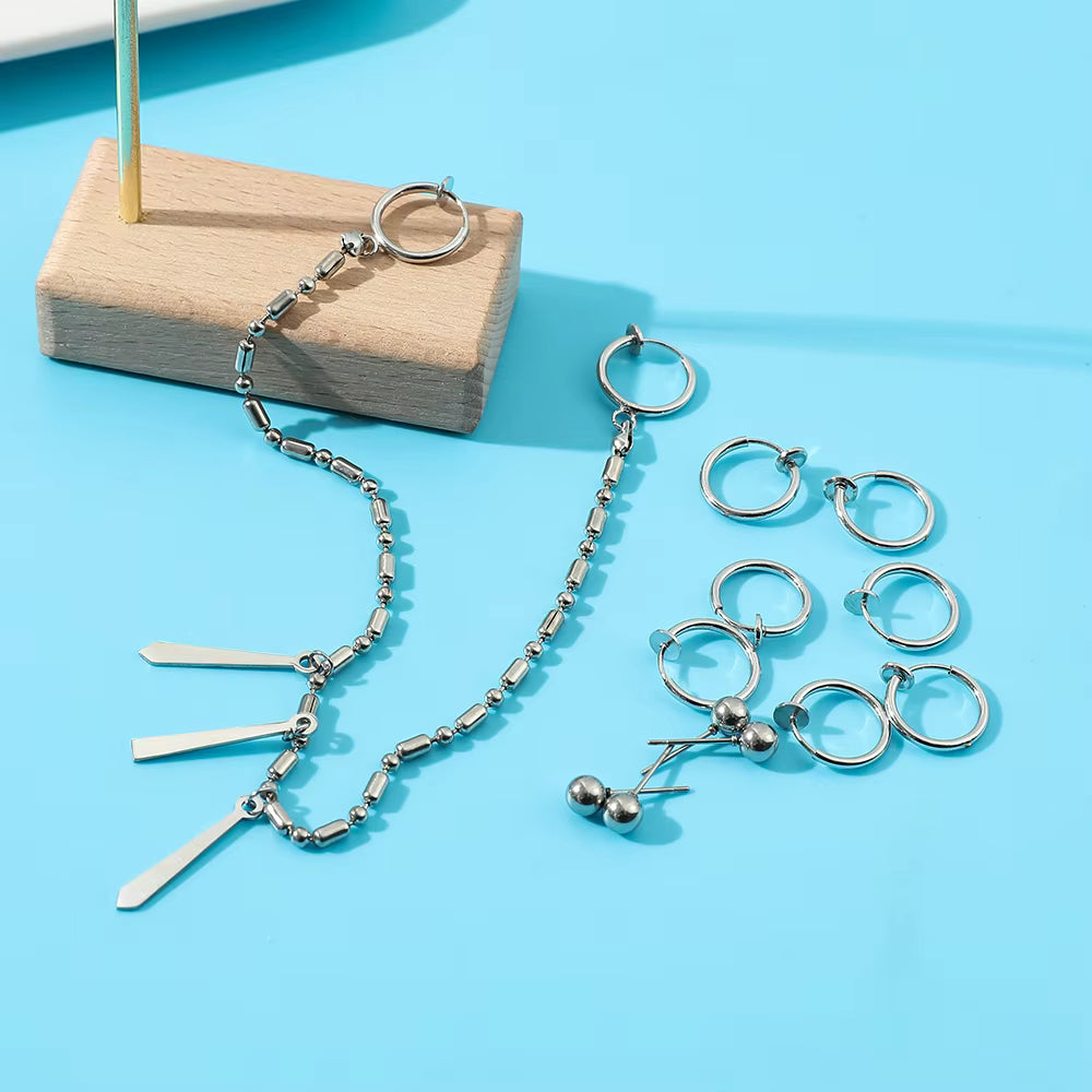 Lip to Ear Chain Anime Cosplay Jewelry 12pc