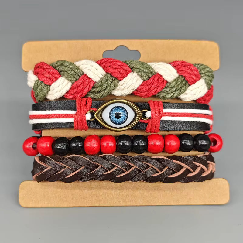 Red Eye Boho Bracelet